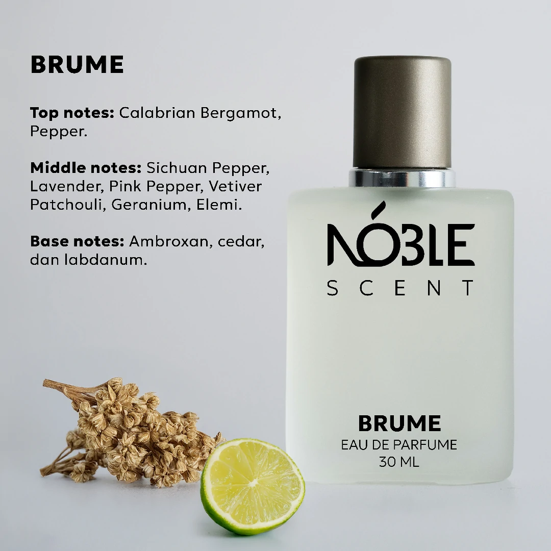 Brume Noble Scent dengan variasi top middle bottom notes