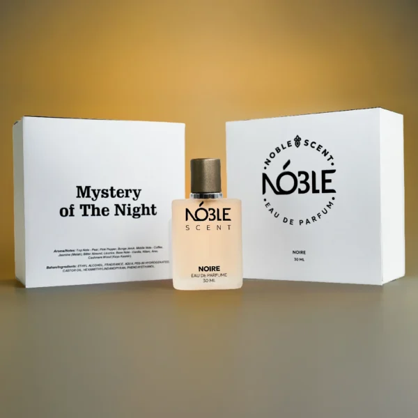 Noire Noble Scent dengan variasi top middle bottom notes dengan kemasan