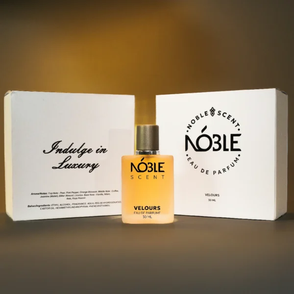 Velours Noble Scent dengan variasi top middle bottom notes dengan kemasan